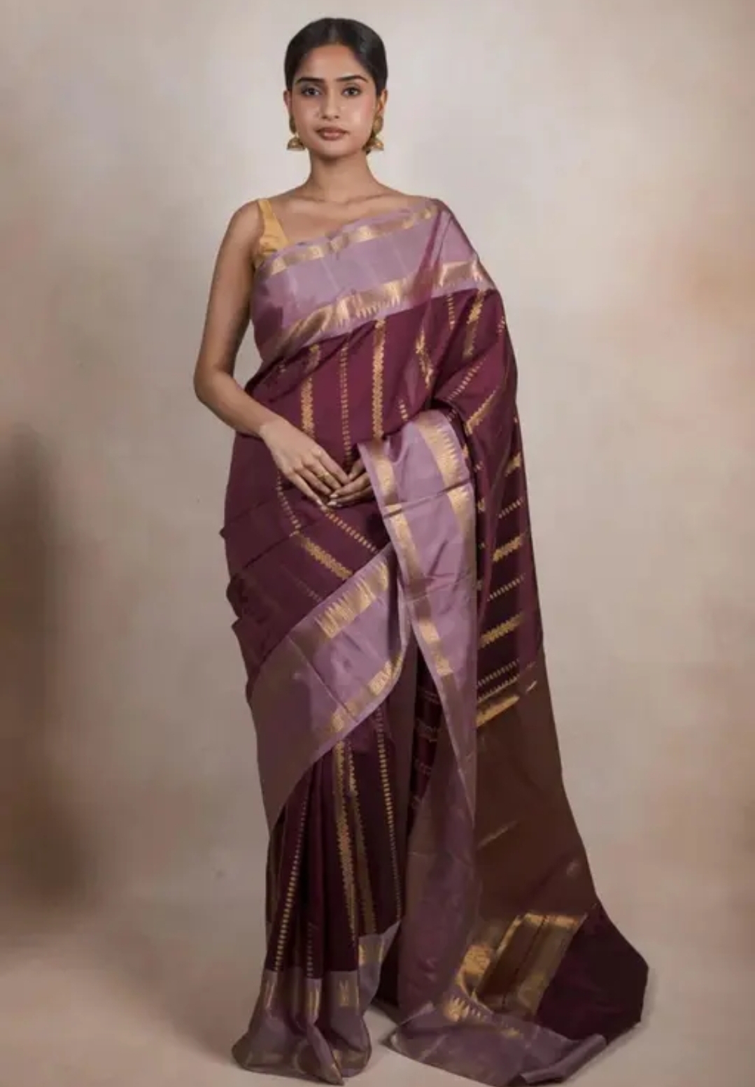 Trending semi katan silk saree